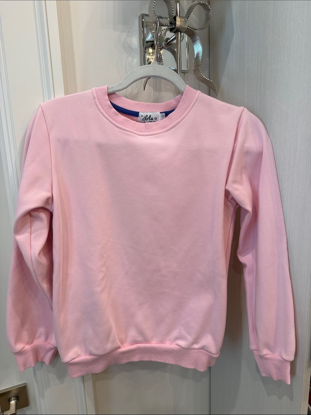 Lola + The Boys Light Pink Crewneck Sweatshirt